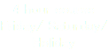 4 hour course Friday/ Saturday/Holiday